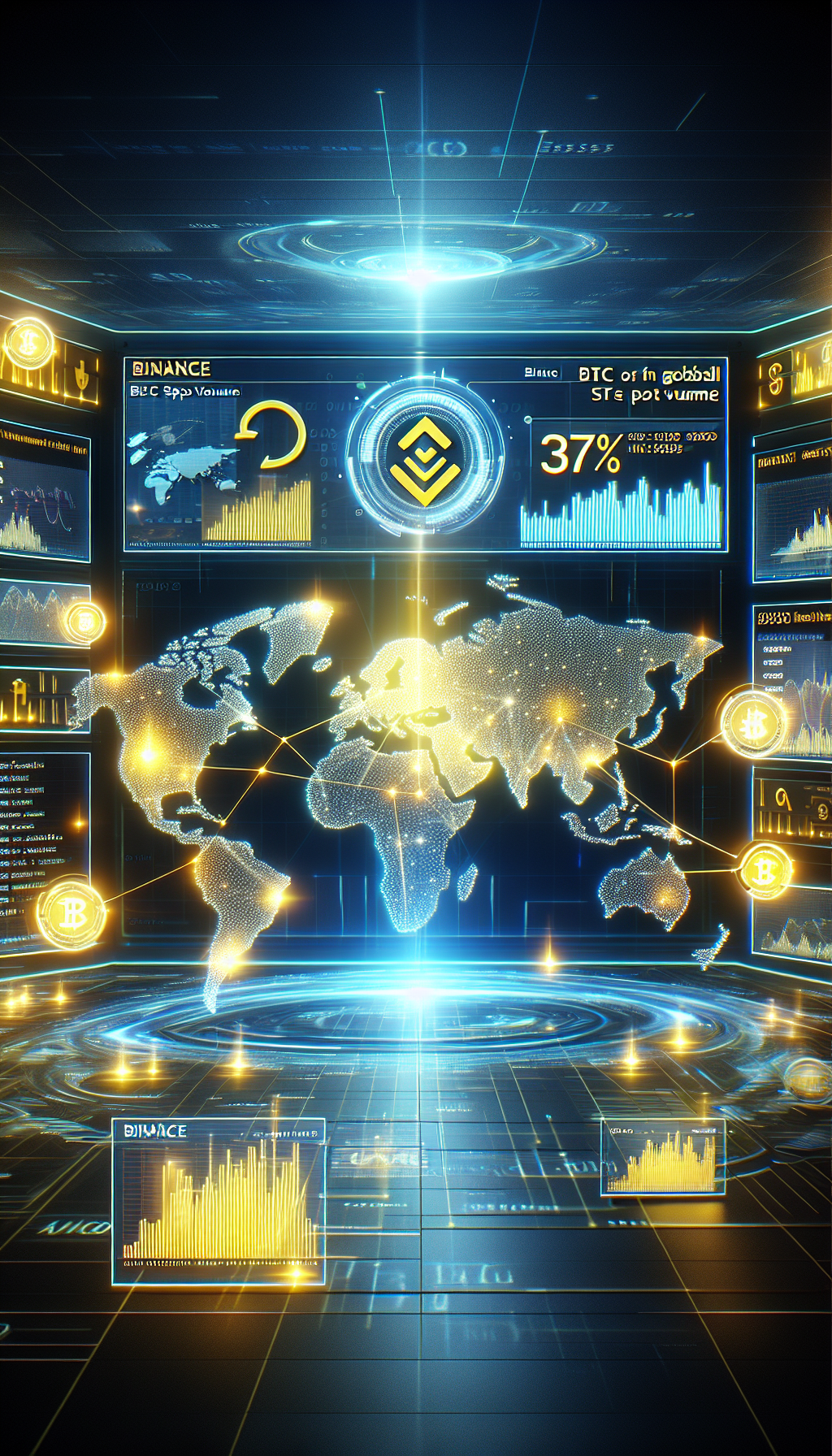 Binance Dominates: Secures 37% of Worldwide BTC Spot Trading in First Half of 2025